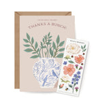 Sticker Scene Card - Thank You Bouquet