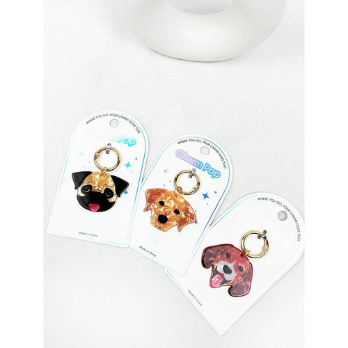 Cute Puppy Charm Key Charm