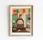 Miss Moon Lesson Fifteen - 8.5" X 11" Art Print