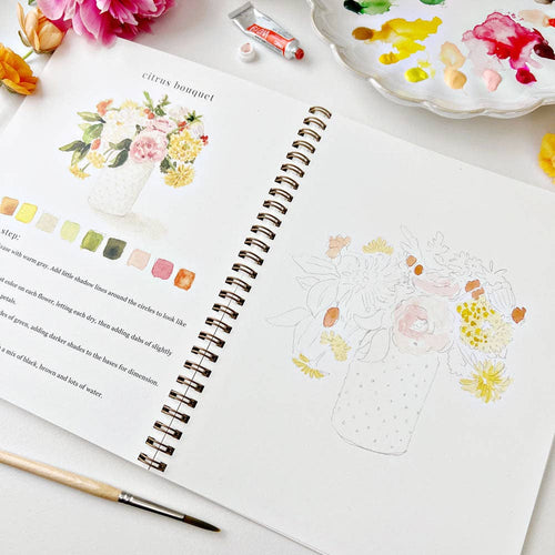 Watercolor Workbook - Bouquets