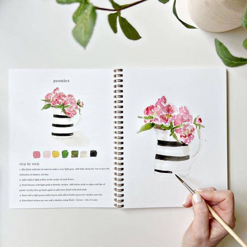 Watercolor Workbook - Bouquets