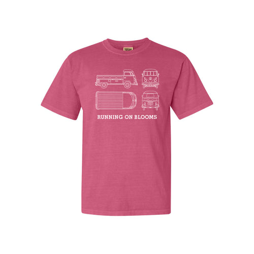 Unisex Running on Blooms Merch T-shirt