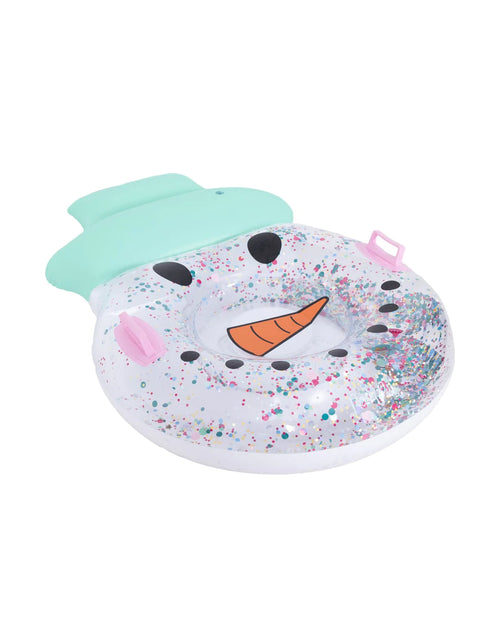 Glitter Snowman Snow Tube