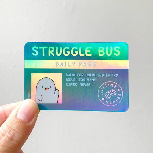 Struggle Bus Sticker