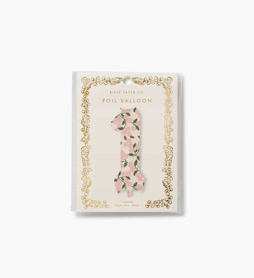 RiflePaperCo Number Balloons - Pink Hydrangea
