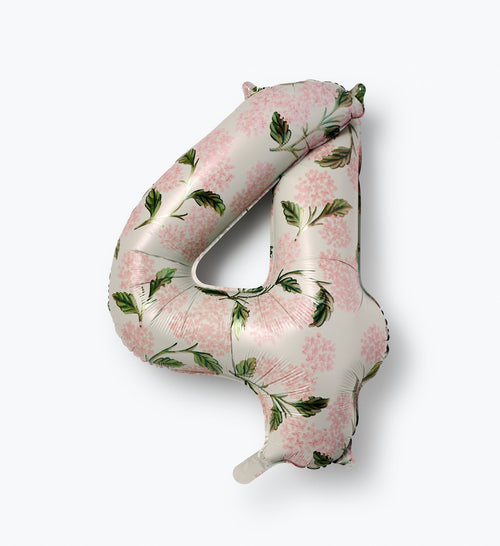 RiflePaperCo Number Balloons - Pink Hydrangea