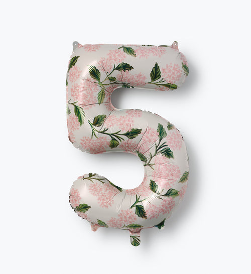 RiflePaperCo Number Balloons - Pink Hydrangea