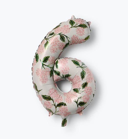 RiflePaperCo Number Balloons - Pink Hydrangea