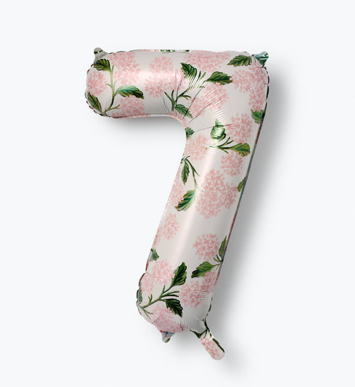 RiflePaperCo Number Balloons - Pink Hydrangea