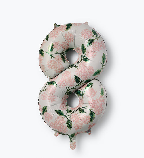 RiflePaperCo Number Balloons - Pink Hydrangea