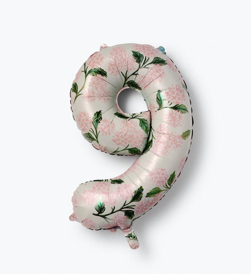 RiflePaperCo Number Balloons - Pink Hydrangea