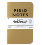 Field Notes Original Kraft - Mixed Paper 3-Pack