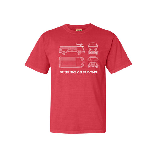 Unisex Running on Blooms Merch T-shirt