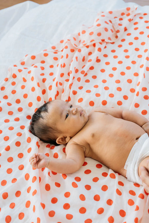 Swaddle - Cherry Dot
