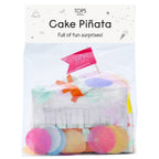 4" Mini Tabletop Piñata - Cake Slice in Party Bag
