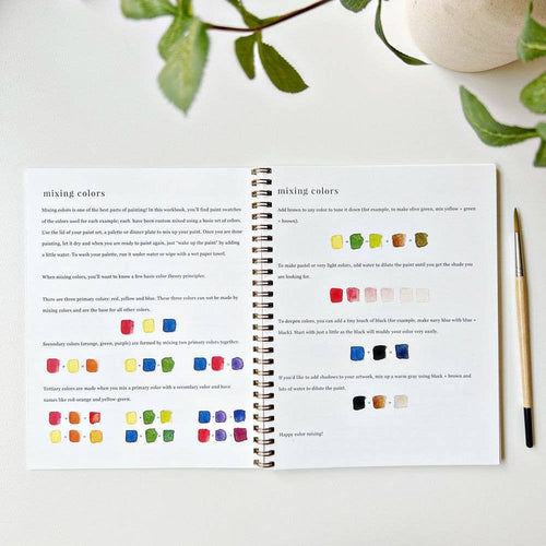 Watercolor Workbook - Bouquets