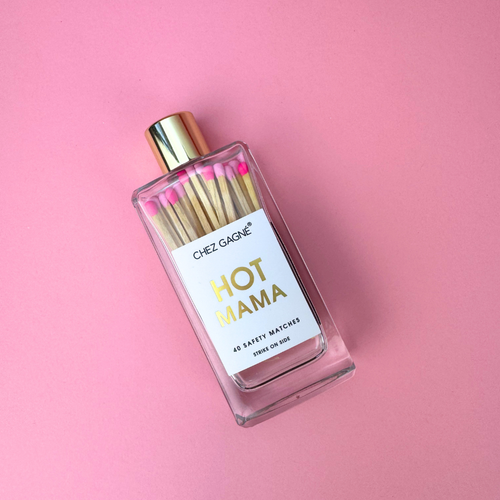 Hot Mama - Glass Bottle Safety Matches