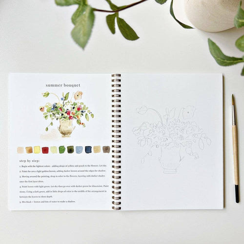 Watercolor Workbook - Bouquets