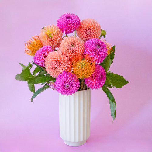 Monroe Vase - Vintage White