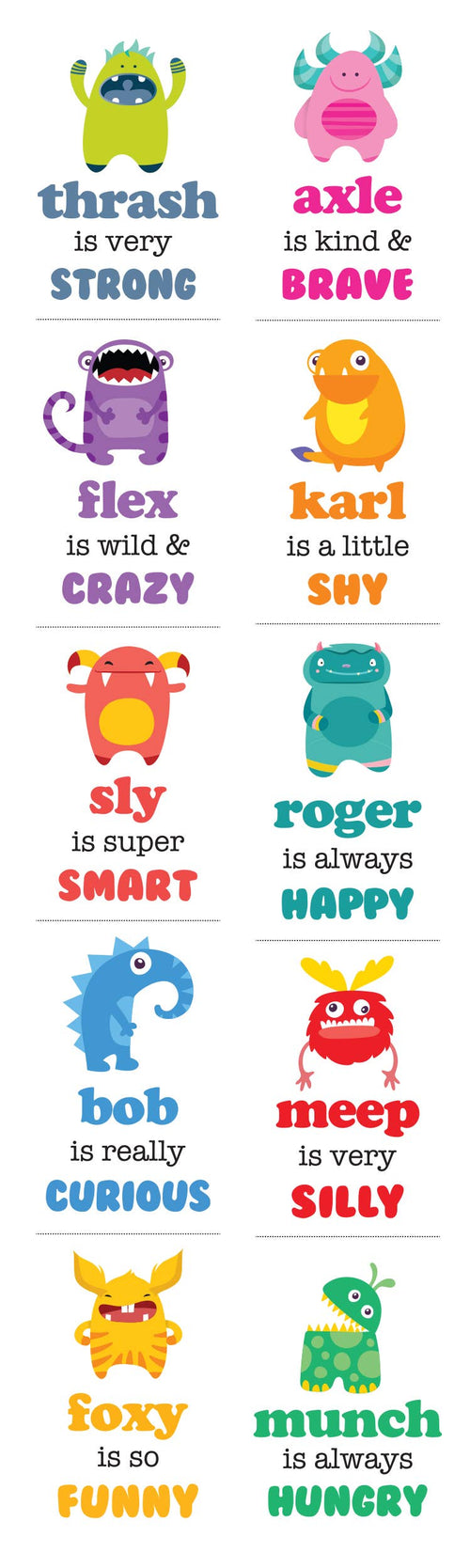 MOOD MONSTER Pencil Set