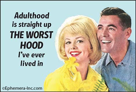 MAGNET: Adulthood is straight up the WORST HOOD..