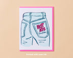 Hot Ass Mom Letterpress Greeting Card