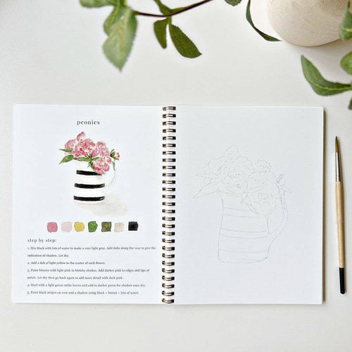 Watercolor Workbook - Bouquets