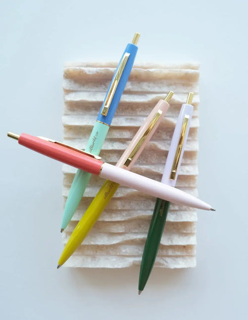 Retro Pen Set of Four - Rainbow