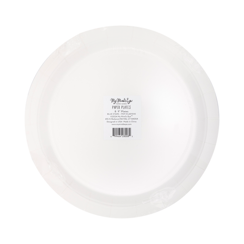 Blue Stars Paper Plates - 8 ct.