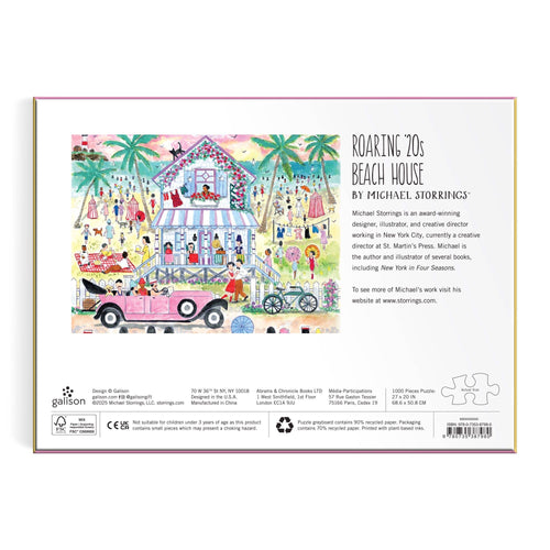 Michael Storrings Roaring 20s Beach House 1000 Piece Puzzle