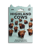 Paper Highland Cows DIY Origami Kit
