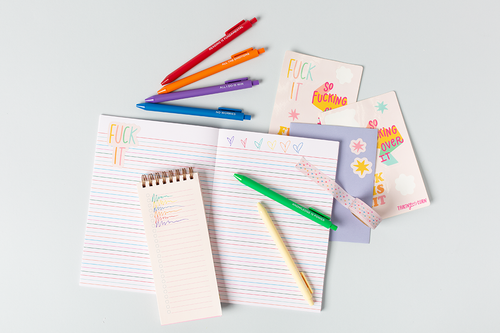 Jotter Sets - 6 pack - No Worries