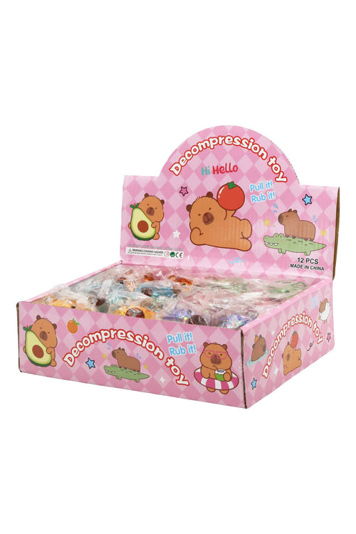 Capybara Glitter Squishy - Assorted Colors