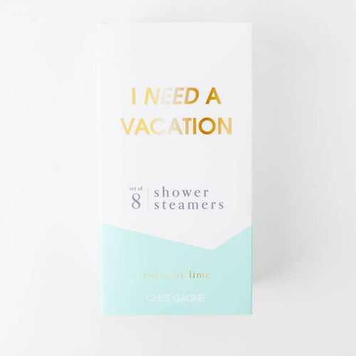 I Need a Vacation Shower Steamers - Coconut Lime