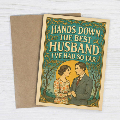 Best Husband So Far Anniversary Card