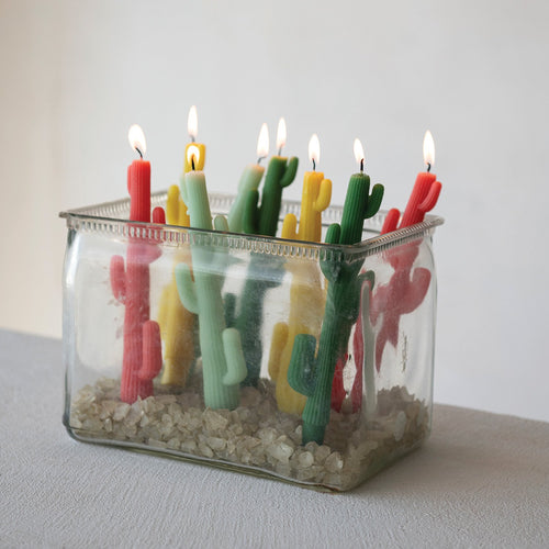 Cactus Shaped Taper Candles