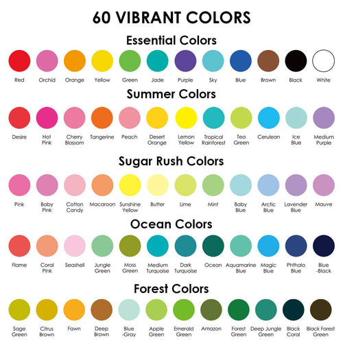 Bold & Bright Coloring Kit - Sugar Rush Color