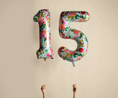 RiflePaperCo Number Balloons - Garden Party