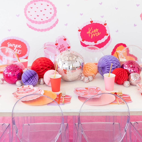 You're The Cherry On Top Cake-Shaped Large Napkins