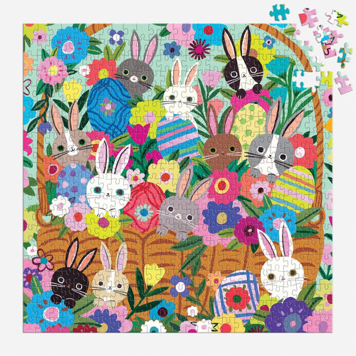 Blooming Bunnies Foil Family Puzzle
