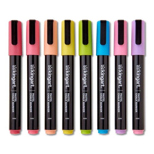 Chalk Markers – Pastel Palette, 8 Colors