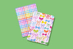 Notebook Set - Colorful Bows + Colorful Gingham