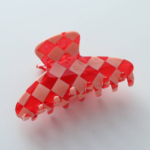 Checkmate Medium Assorted Claw Clips - Red