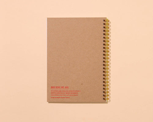 Koi Goldfish Letterpress Spiral Notebook