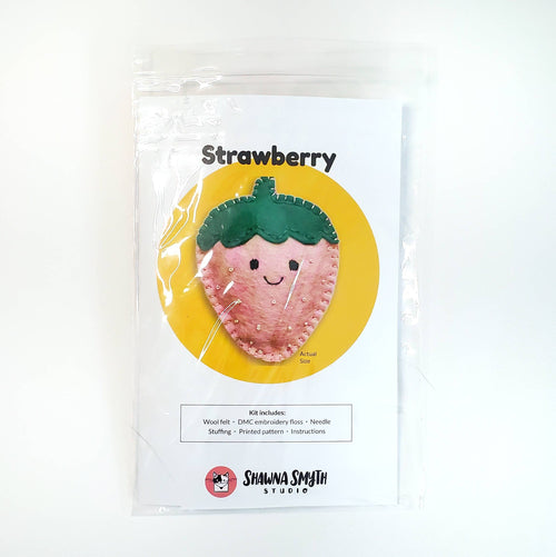 Strawberry DIY Felt Kit