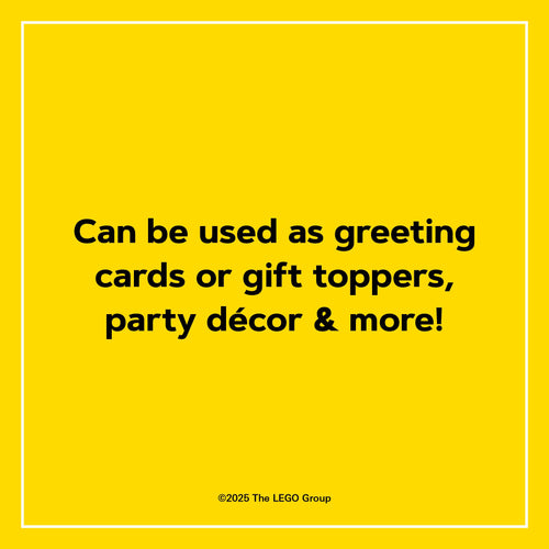 LEGO® Minifigure Notecards