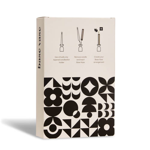 Black Base Vase 3-Pack