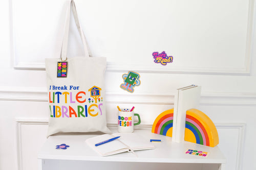 Rainbow Bookend Set