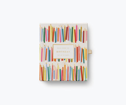 Birthday Candles Keepsake Card Set