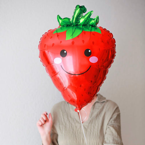 Happy Strawberry Foil Balloon